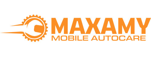 Maxamy Mobile Autocare company logo – Trusted mobile mechanics in Berkshire Maxamy Mobile Autocare logo featuring an orange gear and spanner symbol, representing expert mobile car services in Slough, Maidenhead, Windsor, and surrounding areas.